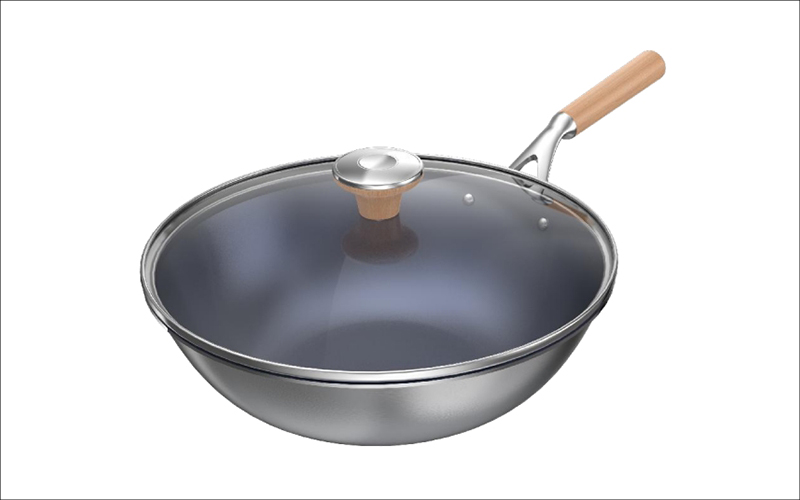 Titanium Flat-Bottomed Pan