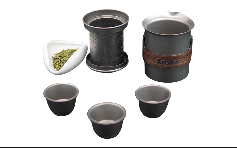 Pure Titanium Tea Set