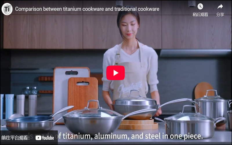 Comparison between titanium cookware and traditional cookware