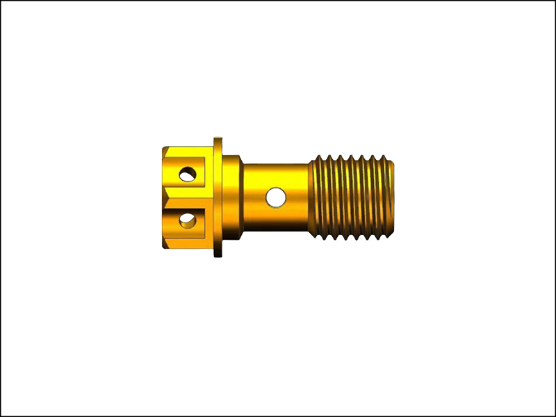 Titanium oil bolt