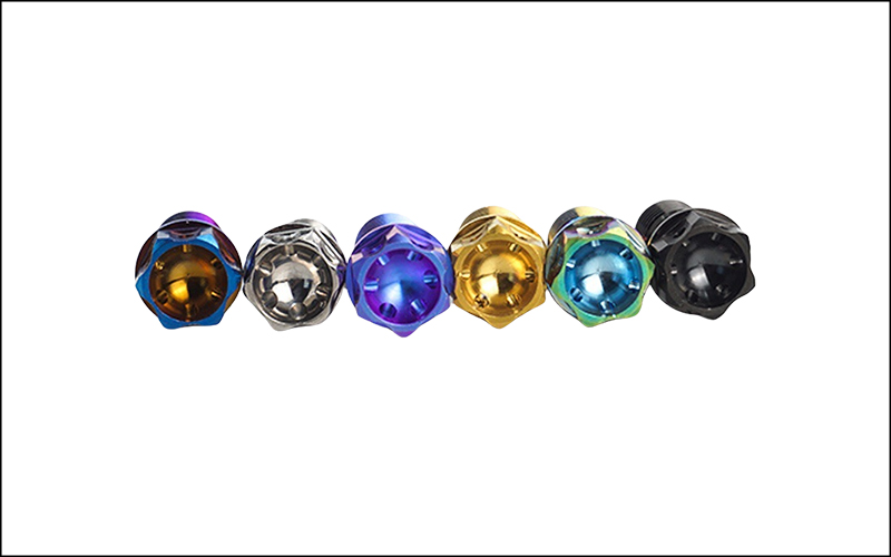 Titanium oil bolt