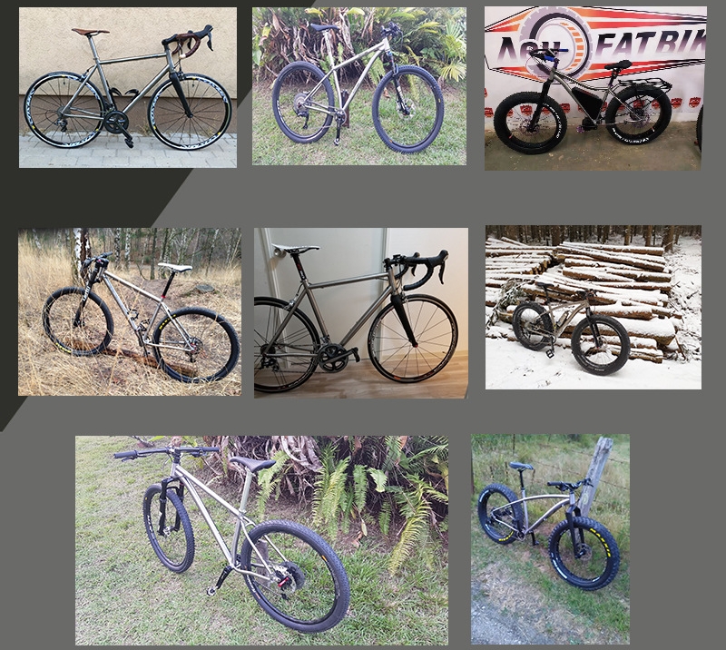 Titanium bike frame Titanium bike frame