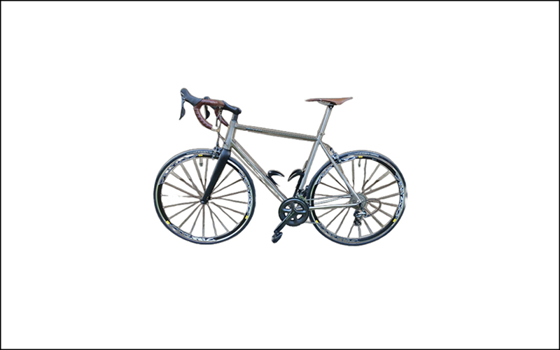 Titanium bike frame