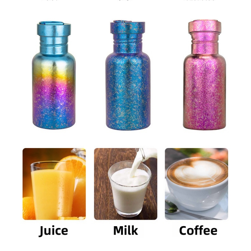 Titanium Water Bottle with Leak-Proof: Ideal for Travel, Gym, and Office Use