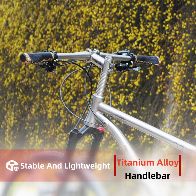Bicycle titanium alloy handlebar: lightweight design, suitable for long-distance riding
