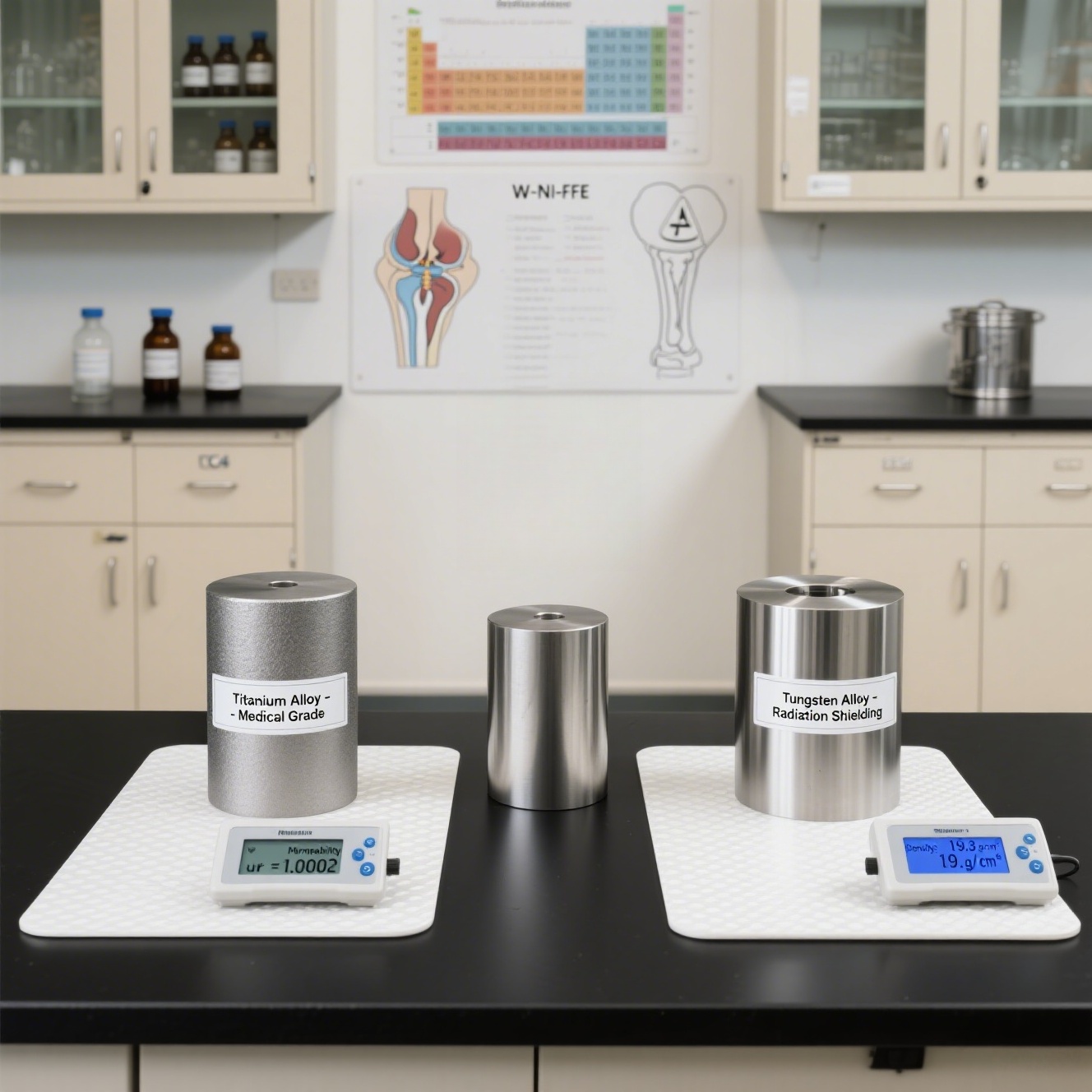 Tungsten vs Titanium Density: Key Differences (19.3 vs 4.5 g/cm³) for Industrial Material Selection