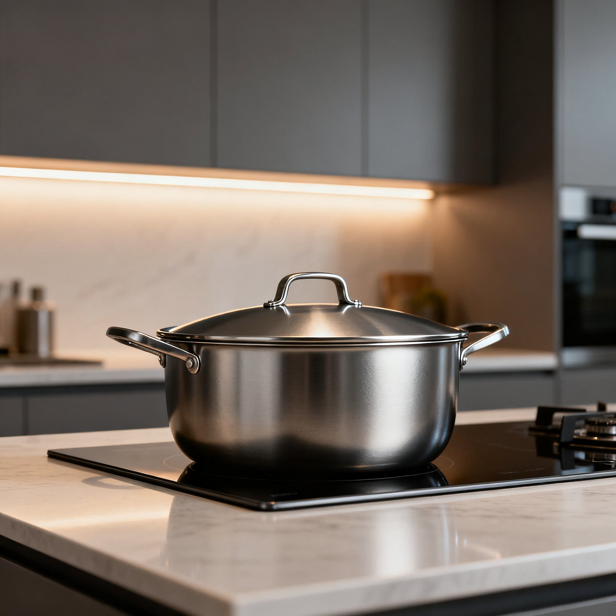 Does titanium ceramic cookware have a coating, and will the coating degrade at high temperatures?