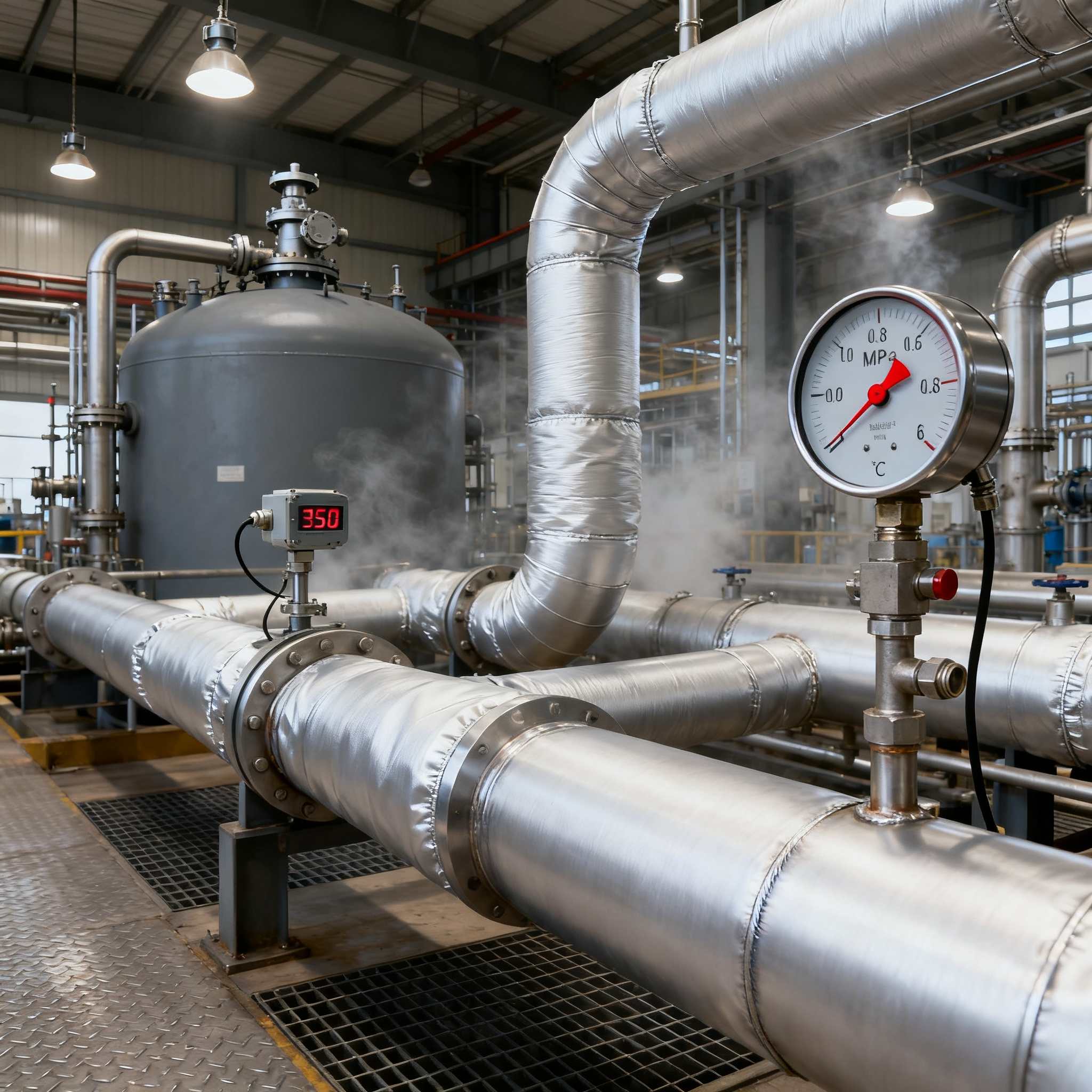 Application of titanium tube in the refining industry.