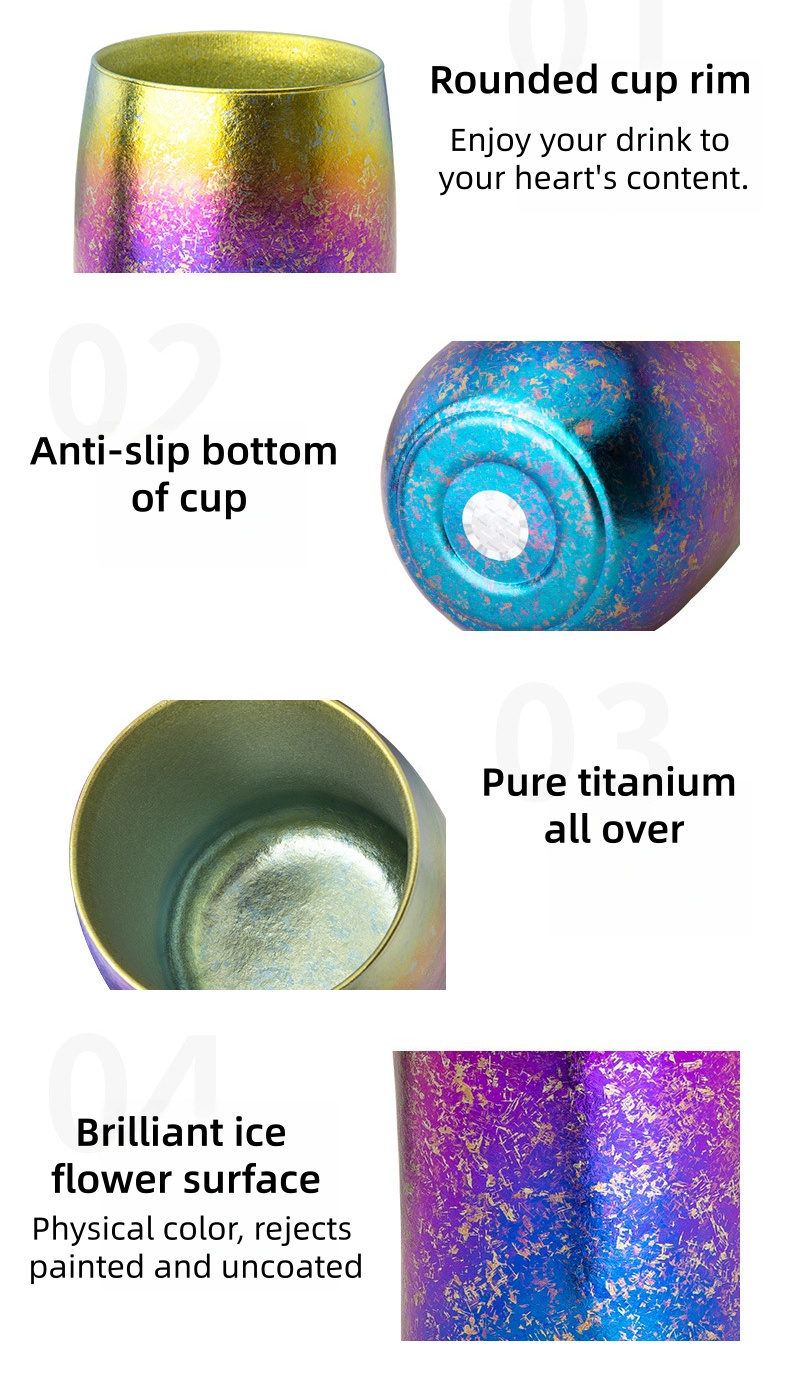 Pure Titanium Drinking Cup