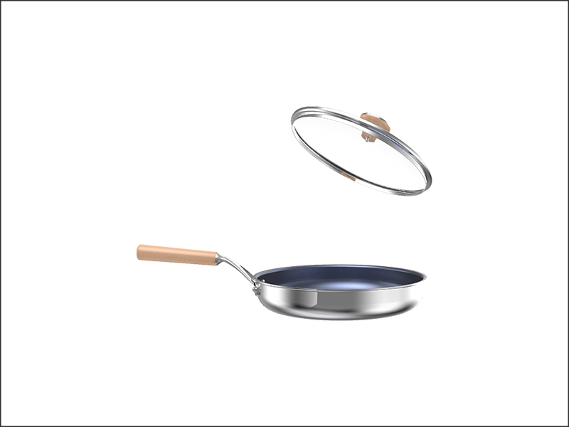 Titanium Frying Pan【Beechwood handle】