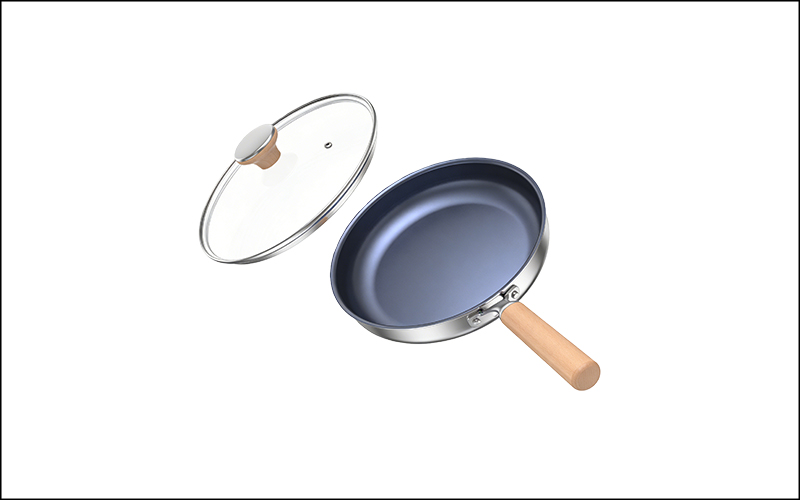 Titanium Frying Pan【Beechwood handle】