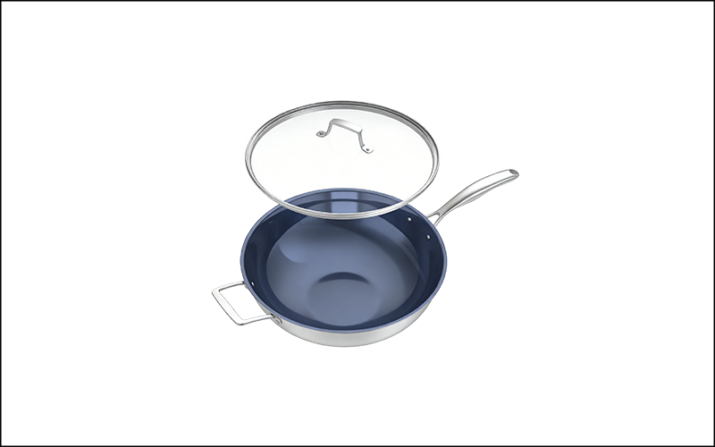 Titanium Flat-Bottomed Pot【34cm/36cm】