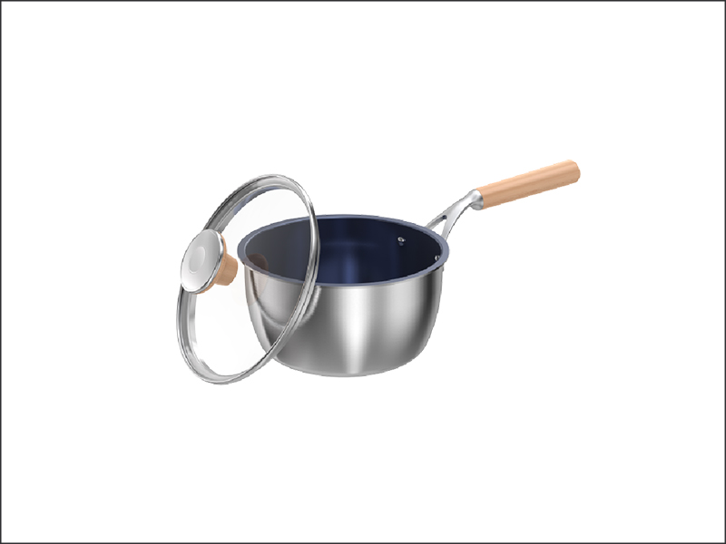 Titanium Sauce Pot【Beechwood handle】