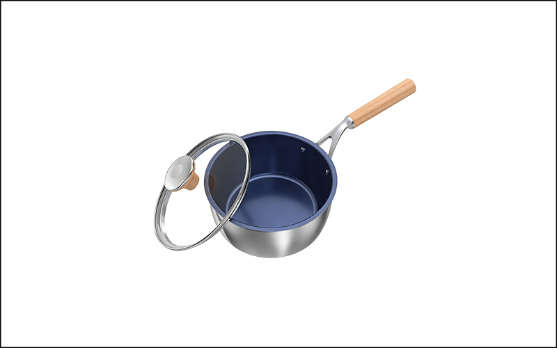 Titanium Sauce Pot【Beechwood handle】