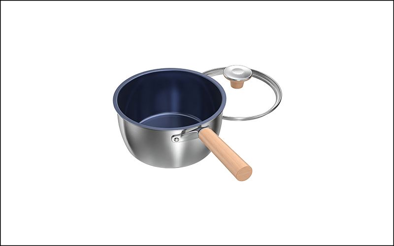 Titanium Sauce Pot【Beechwood handle】