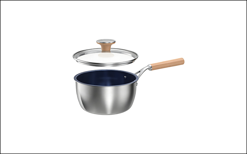 Titanium Sauce Pot【Beechwood handle】