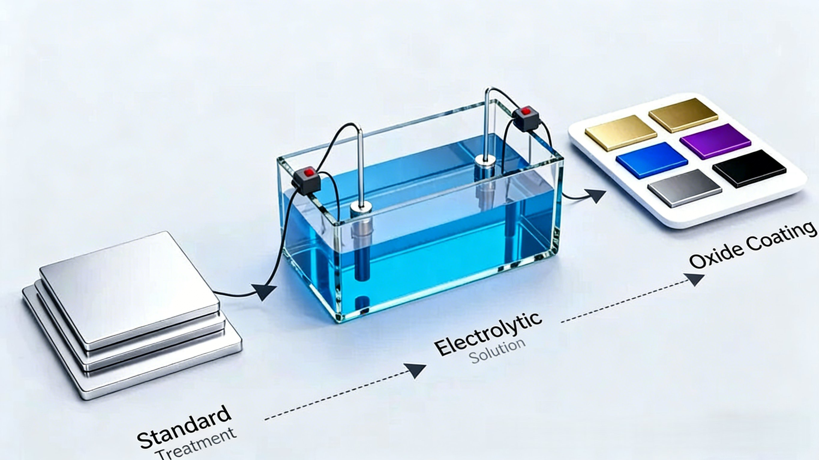 Analyze titanium surface treatment processes, including anodized titanium and titanium PVD