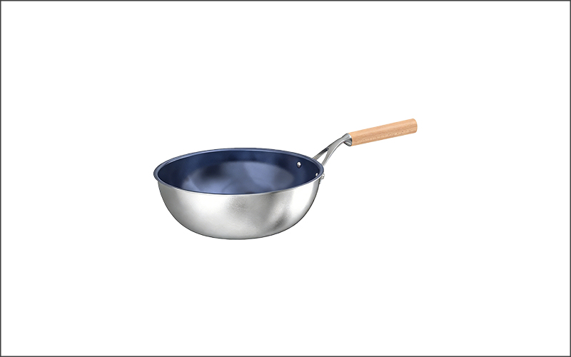 Titanium Flat-Bottomed Pot【24cm】