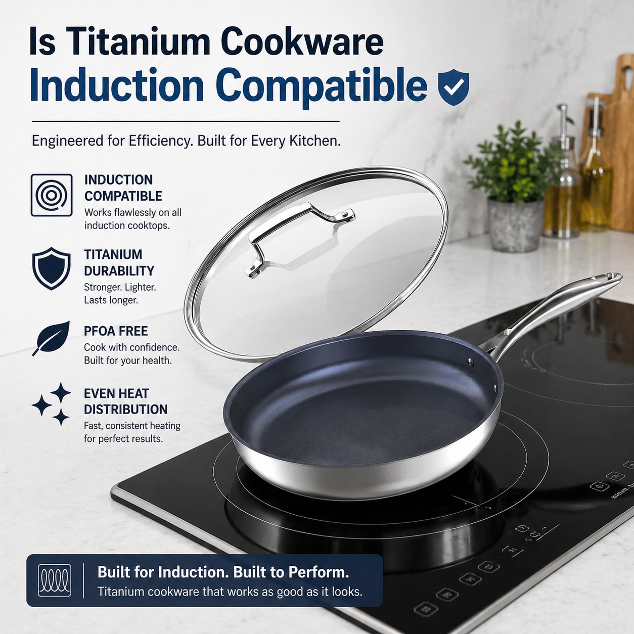 Is Titanium Cookware Induction Compatible? Pure Titanium, Coated, and Tri-Ply Structures Explained