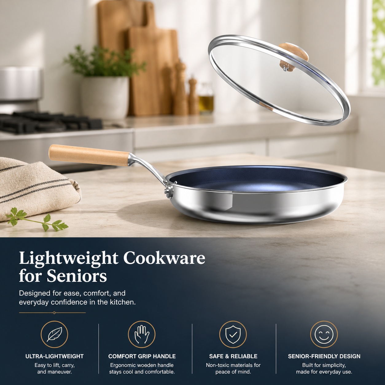 Lightweight Cookware for Seniors: Is Titanium Cookware Easier to Lift and Safer to Handle?