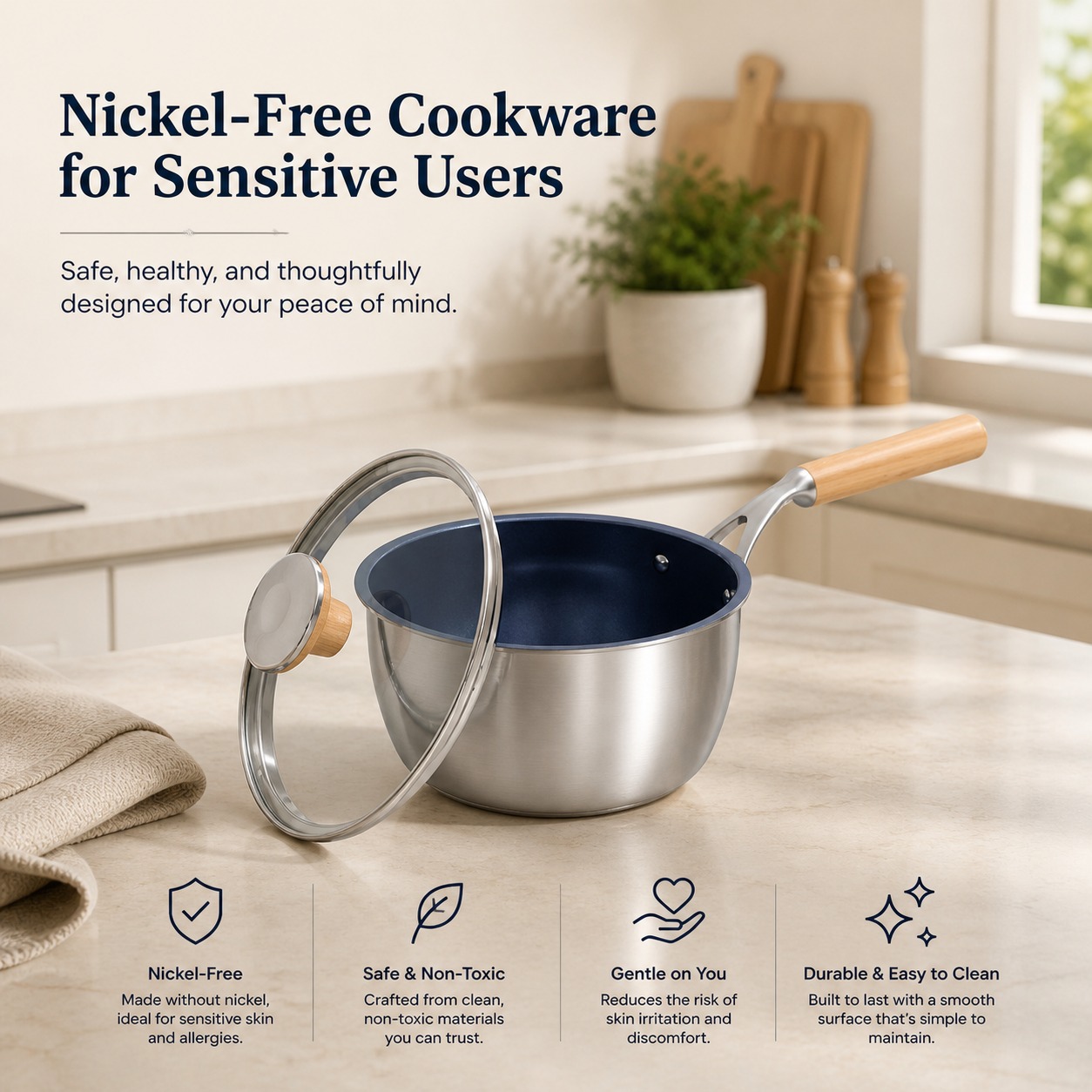 Nickel-Free Cookware for Sensitive Users: Is Titanium a Better Choice Than Stainless Steel?