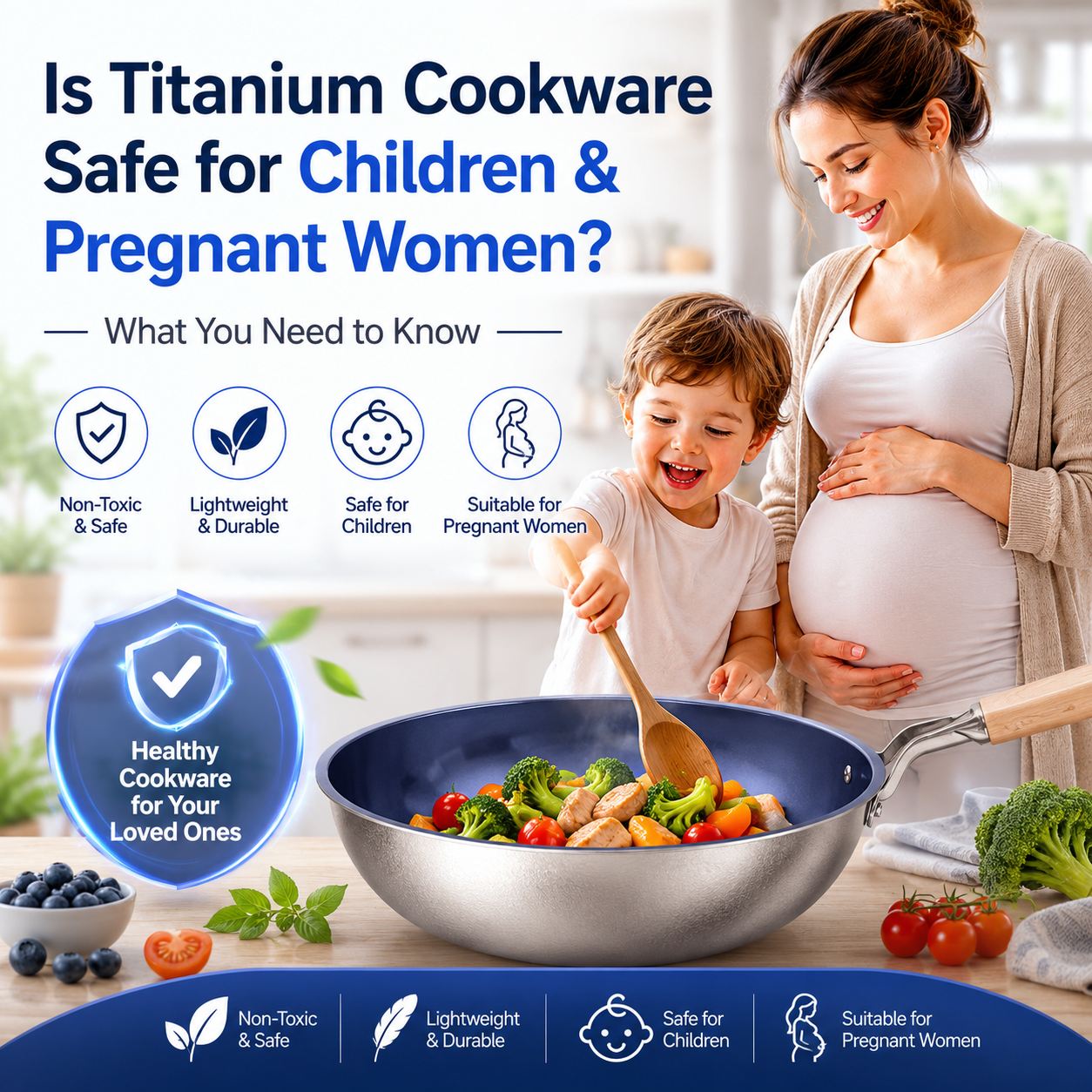 Is Titanium Cookware Safe for Children and Pregnant Women?