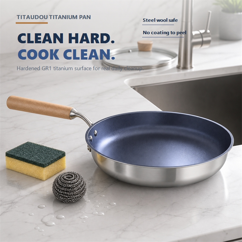 Can You Use Abrasive Cleaners on Titanium Pans? Safe Scrubbers, Steel Wool, and Scratch Risks Explained