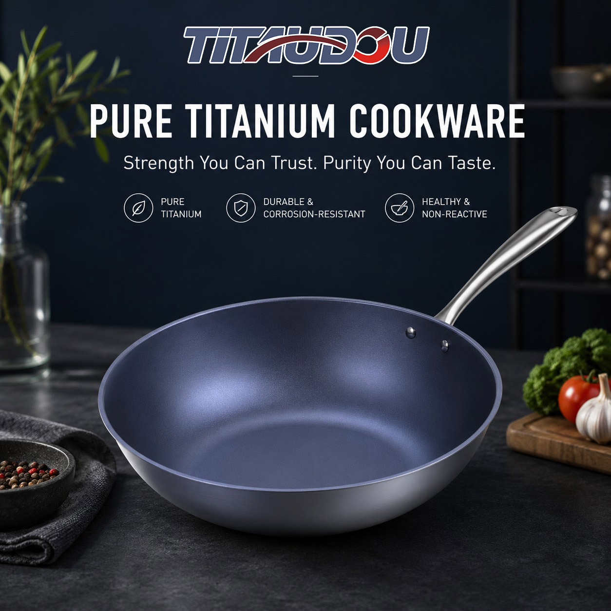 Is Pure Titanium Cookware Always Silver in Color? Heat Tint, Coatings, and "Titanium Blue" Explained