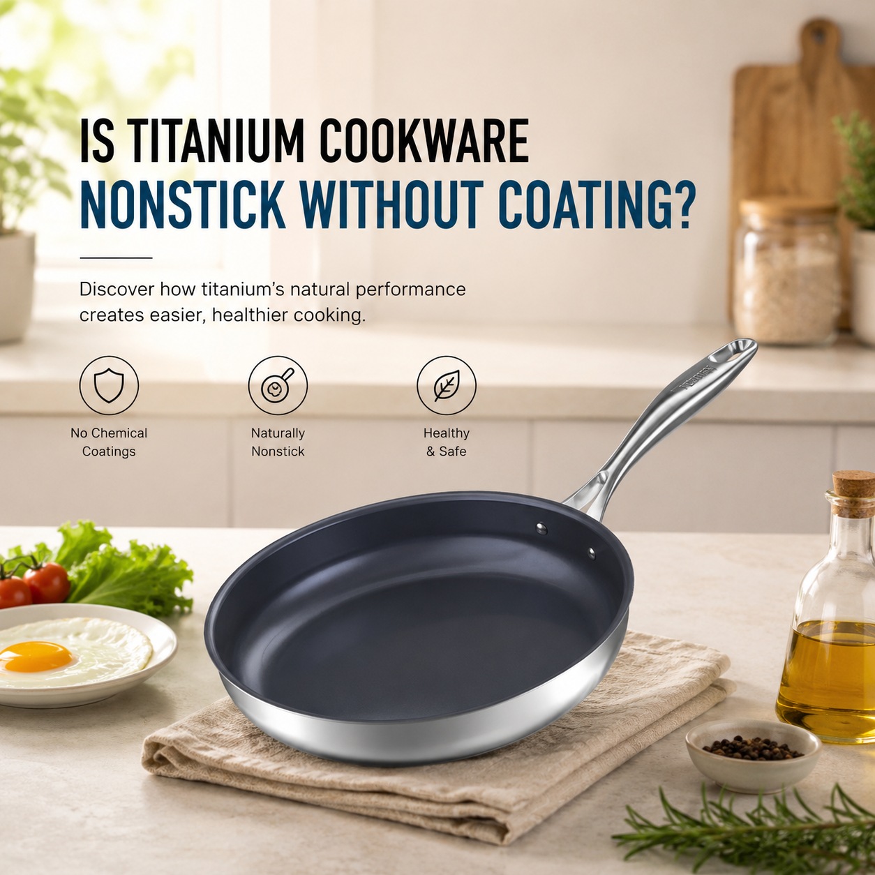 Is Titanium Cookware Truly Nonstick Without Any Coating? The Honest Answer