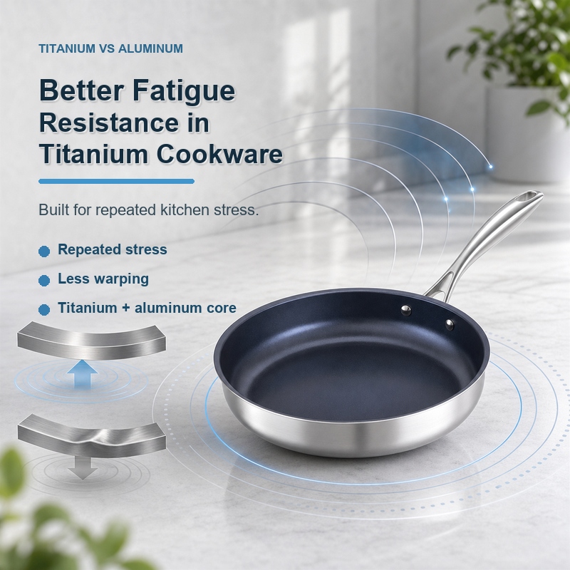 Why Titanium Cookware Has Better Fatigue Resistance Than Aluminum: An Engineering Guide