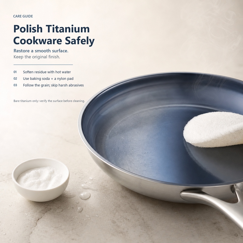 How to Polish Titanium Cookware: Restoring a Smooth Surface on Pure Titanium Skillets