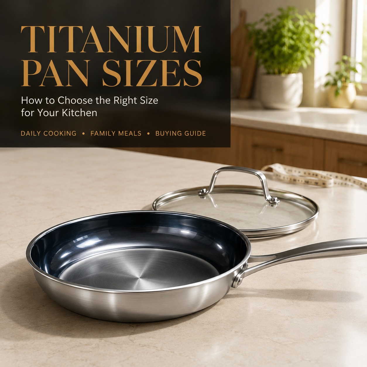 10 Inch vs 12 Inch Pure Titanium Frying Pan: Which to Buy? Size, Weight, and Tri-Ply Guide