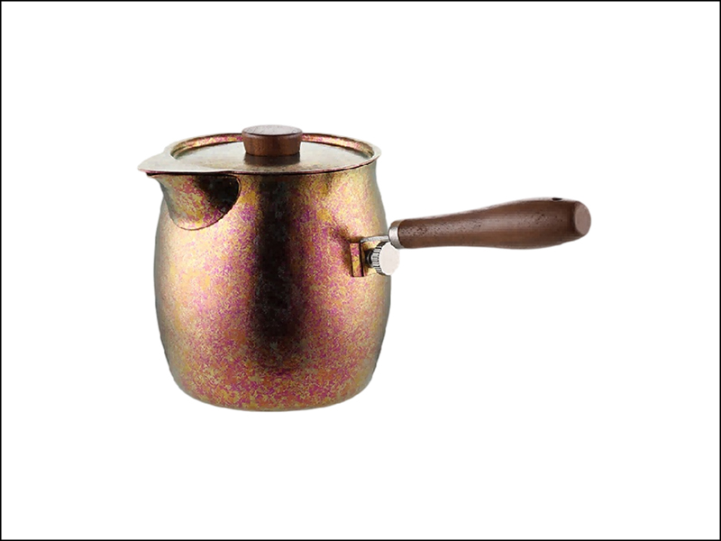TA1 Titanium Tea Brewing Pot with Lid