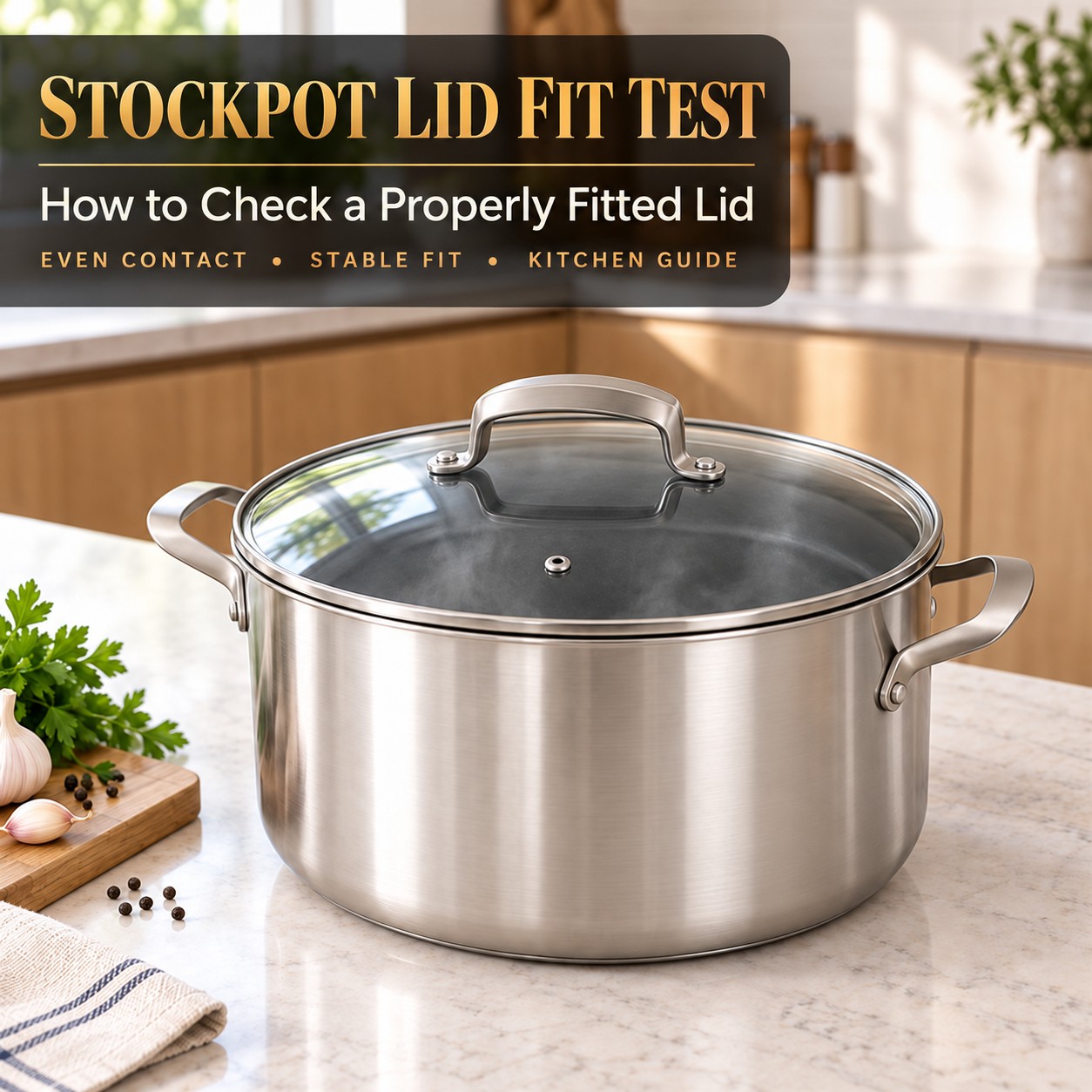 How to Check Stockpot Lid Fit: Wobble and Rim Precision