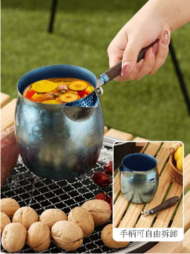 TA1 Titanium Tea Brewing Pot with Lid