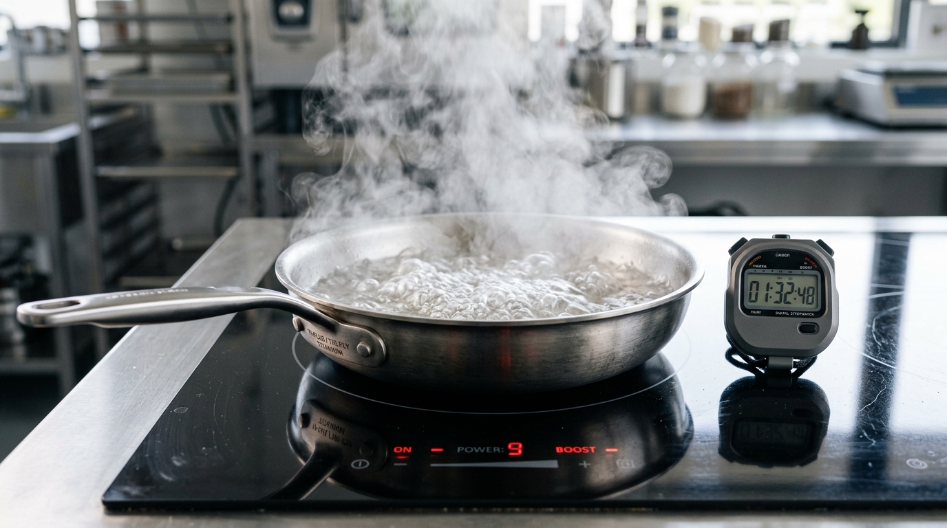 Evaluating Induction Heat Transfer Speed in Pure Titanium Pans: Lab Tests and Engineering Truths